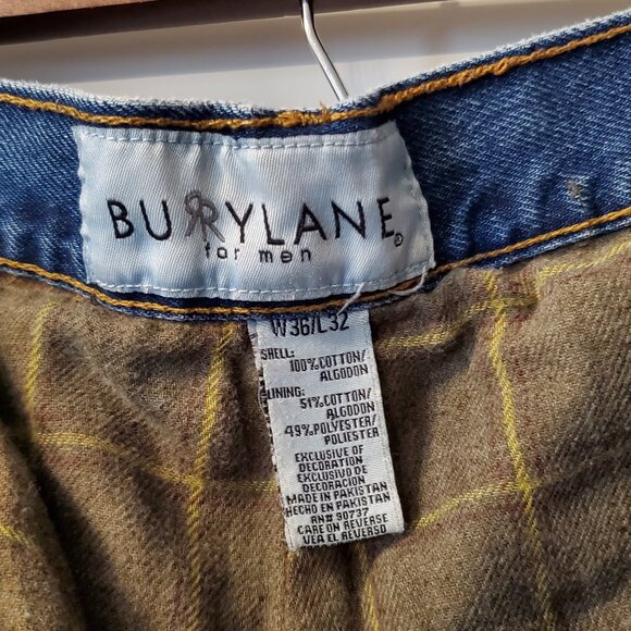 Men's Burry Lane Lined Jeans 36x32 Great for Those Cold Days - Picture 3 of 5
